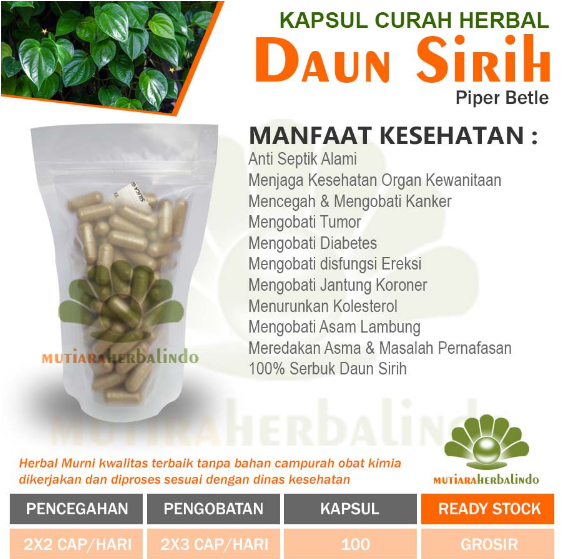 Kapsul Daun Sirih